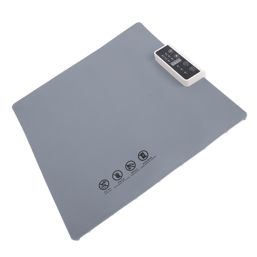 Electric Warming Tray Rollable Full Surface Heating with 5 Temperature Settings 1H 2H 4H Timer Silicone Food Warmer for