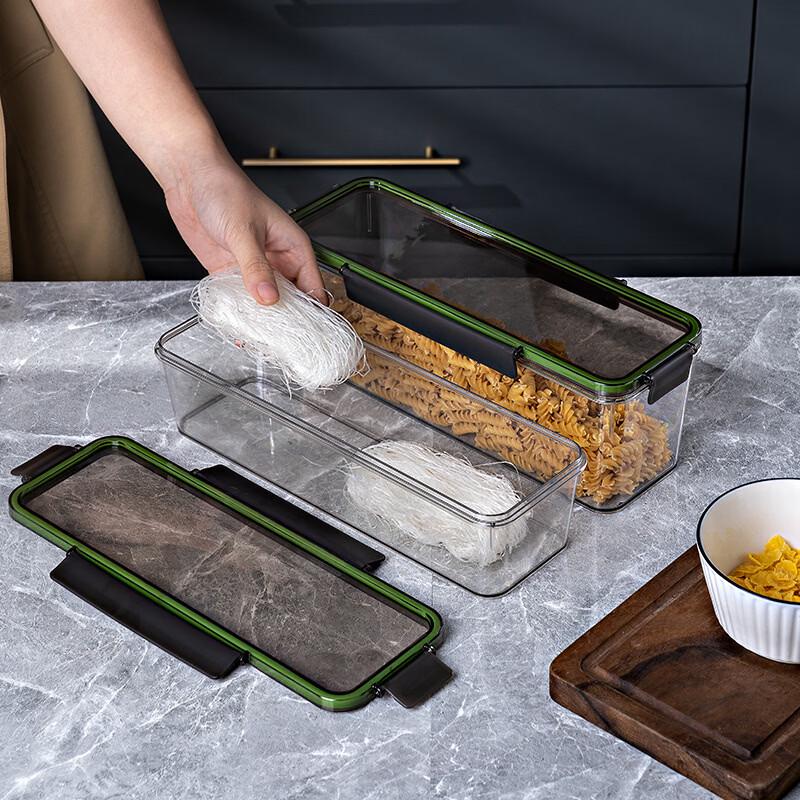 ZISIZ Food-Grade Transparent Plastic Storage Box