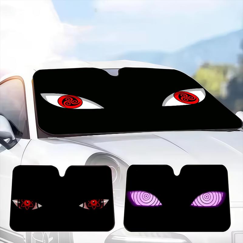 Funny N-NarutoS Eye Cool Car SunShade Windscreen Cover Shade Car SunShade UV Rays Car Sun Visor Protector
