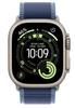 Watch Ultra 3 GPS + Cellular 49mm Natural Titanium Case with Blue/Bright Blue Trail Loop - S/M