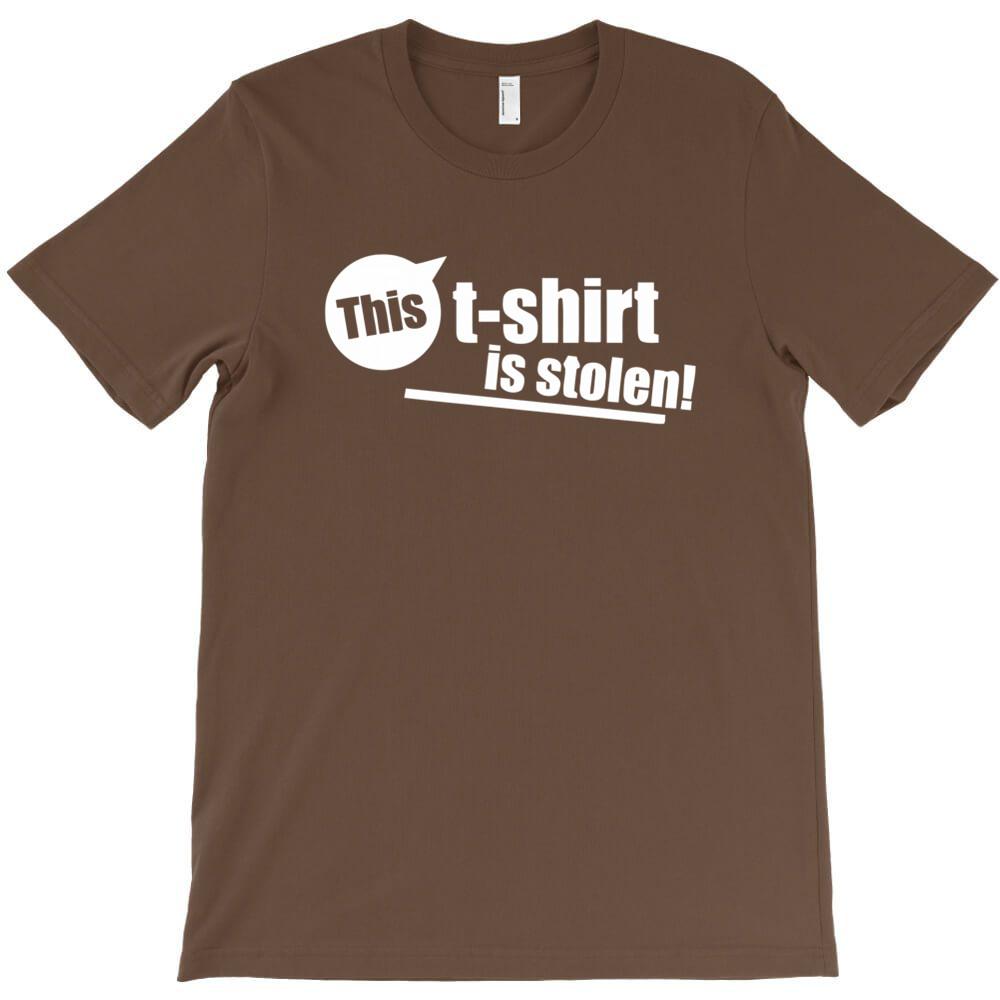 This T Shirt Is Stolen Funny T Shirt Printed T Shirts Men Round Neck Short Sleeved