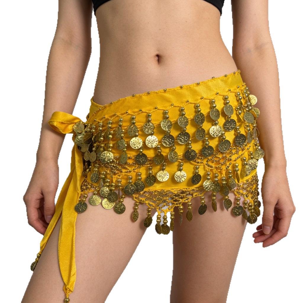 New Style Indian Dance Waist Chain: 5-Layer Beginner Belt with Three Rows and Two Corners