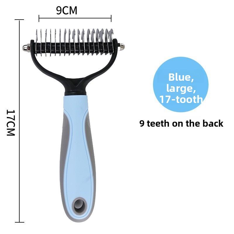Pet Comb, Double-sided Open-knot Comb, Cleaning and Hair Removal, Cat Comb, Dog Comb, Dog Pet Comb, Pet Open-knot Comb