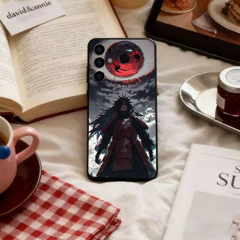 Uchiha Madara Phone Case Soft black For Samsung S25,S24,S21,S22,S23,S30,Ultra,S20,Plus,Fe,Lite