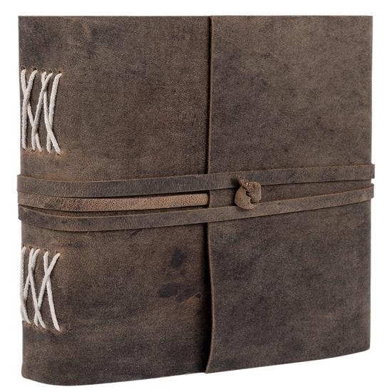 Leather Diary, Handmade Leather Bound Notepad for Men and Women 20.32 X 15.24 Cm, Gift for Any One