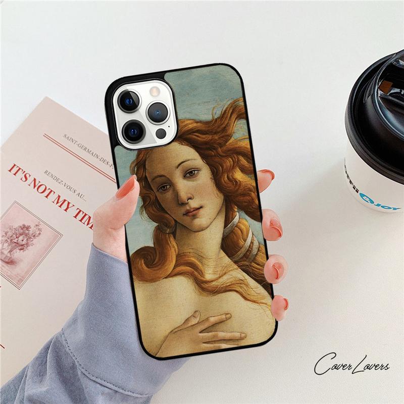 Sandro botticelli Renaissance Phone Case For iPhone 17 Air 14 15 16 13 12 For Apple iPhone 17 Air 11 Pro Max Plus SE2020 Coque