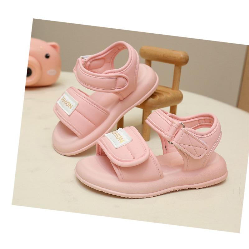 Thick Sole Anti-slip Beach Sandals, Open Toe Soft Sole Casual Shoes for Girls