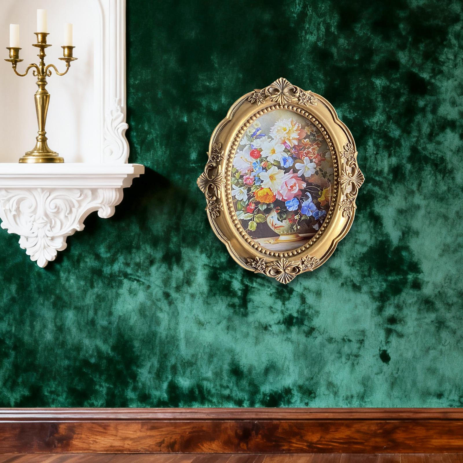 

7 inch Resin Photo Frame 19×23.8cm Picture for Studies, Gallery Accessory Elegant Versatile