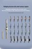 24-in-1 Portable Ratchet Screwdriver Set with S2 Bits for Household Repairs