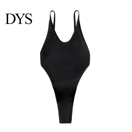 Monokini Swimsuit Women Sexy V-Neck Sleeveless One-piece Backless Design Figure-Enhancing Fit Bikini for