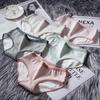 Breathable Ladies Briefs Cotton Midriff Striped Girls Cute Panties Ladies Cotton Women Underpant