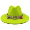 Fedora New 2023 Latest Monochrome Hat Gradient Fashion Blue Jazz Hat Fedora Double Sided Winter Hat