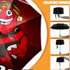 Custom Name Personalized Essendon Football Print Umbrella, Auto Open Close, 8‑Rib Sturdy Frame, Commute Camping Hiking Use, Birthday Gift