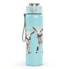 1PC Two Dogs Animal 750ml sports water bottle leakproof straw lid outdoor office home