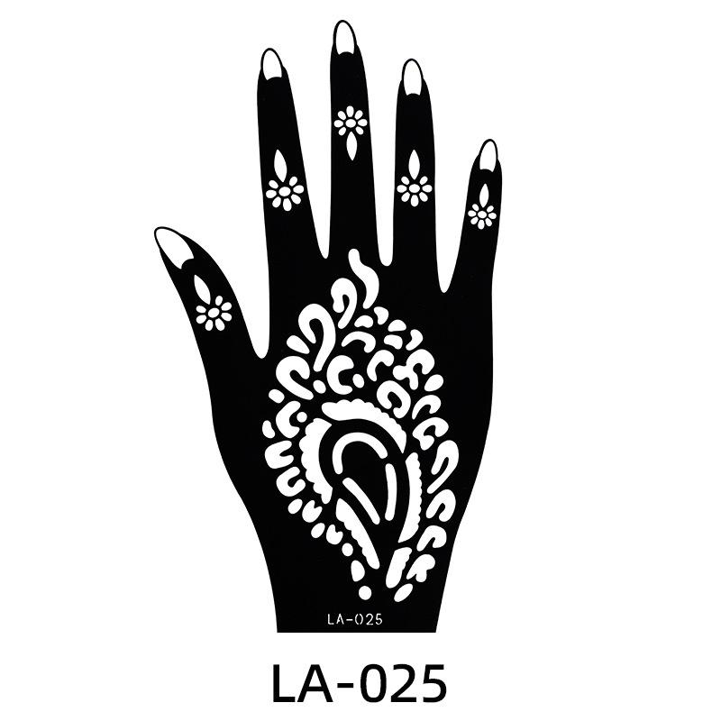 Hollow Tattoo Sticker Waterproof Indian Hannah Tattoo Template Hand Painted Diy Painted Hand Tattoo