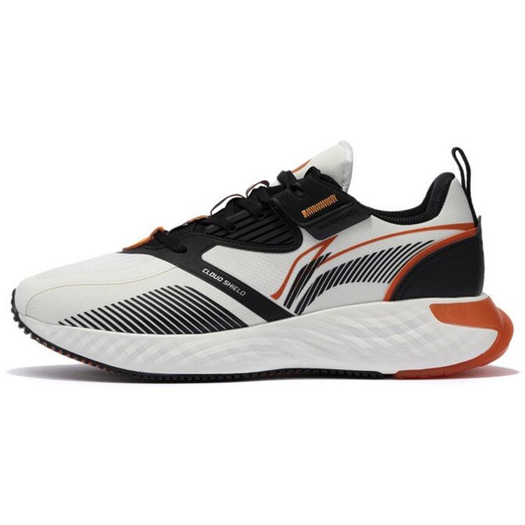 

new LiNing Cloud Shield Cushioning, Slip Resistant, And Abrasion Resistant Low Top Running Shoes Men s White Black 43.5