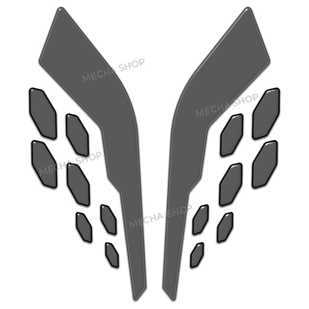 3D Resin Motorcycle Sticker Set Front Fairing Decals For MT-07 MT 07 MT07 2025 Tank Mat Decals
