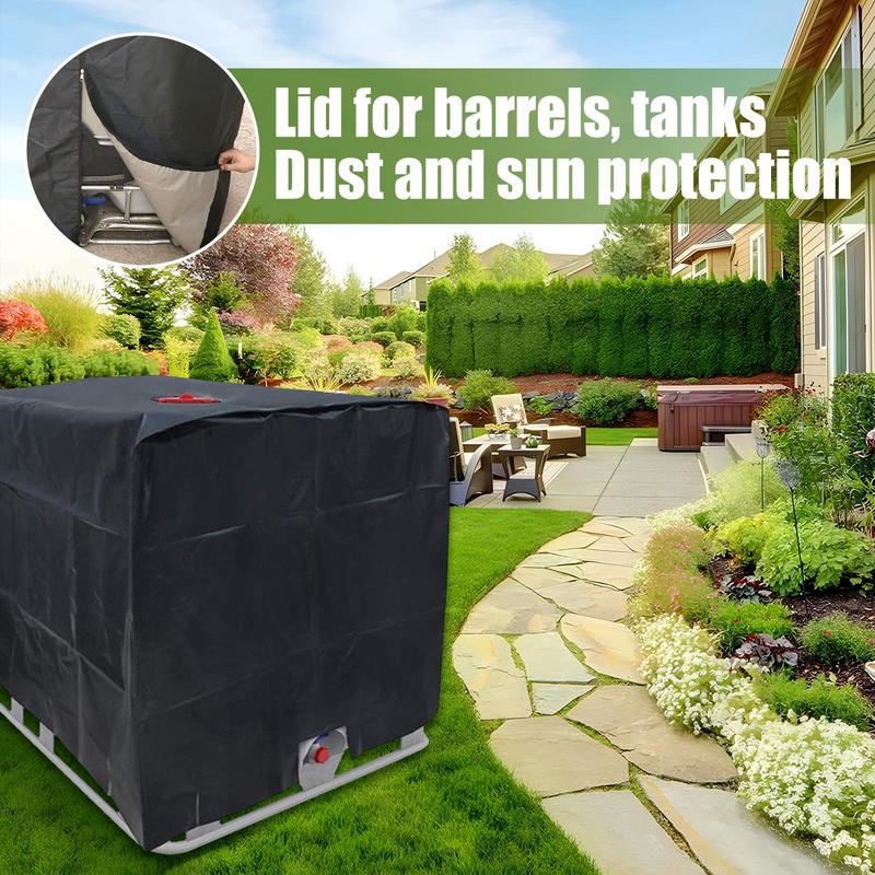 Bucket Hood for Dust and Sun Protection Convenient and Durable Suitable for a Variety of 1000L Capacity Barrels IBC Water Tanks