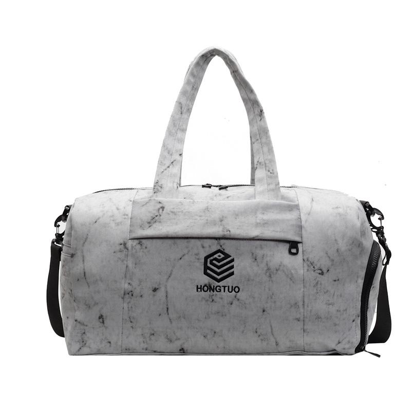 Travel bag large capacity high niche new diamond yoga fitness bag dry and wet separation travel luggage men and women