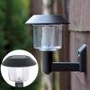 1PC Outdoor Solar Powered Wall Light Auto Sensor Fence LED Garden Yard Fence Lamp