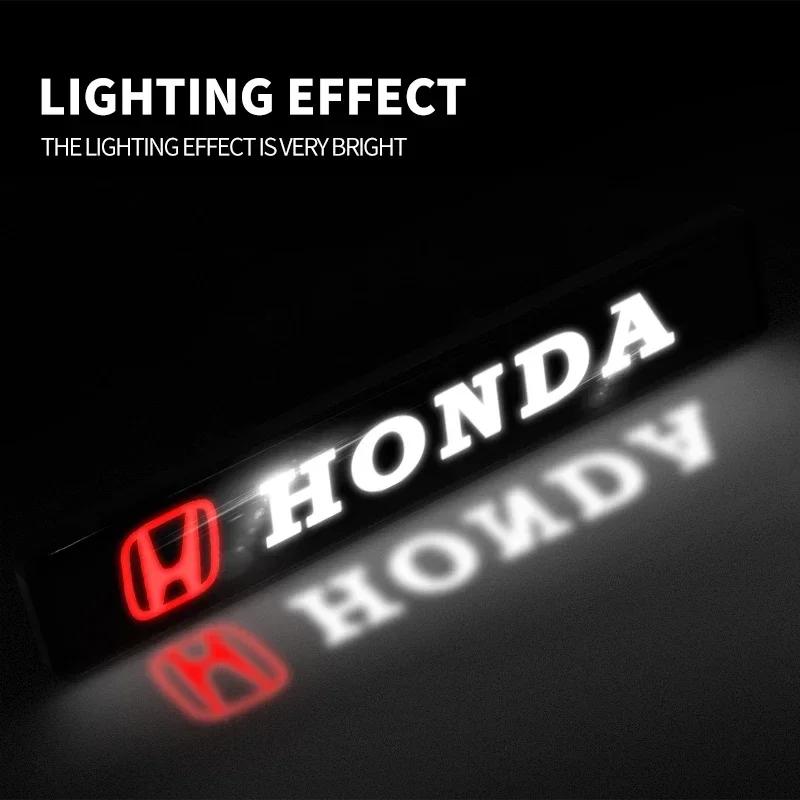 Car LED small light decorative light grille refitted haze warning light For Honda Accord Odyssey Civic CRV Inspire Envix City ahx256