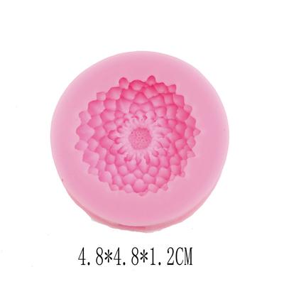 Flor anêmona do mar forma silicone fondant bolo molde decoração molde ferramenta de cozimento