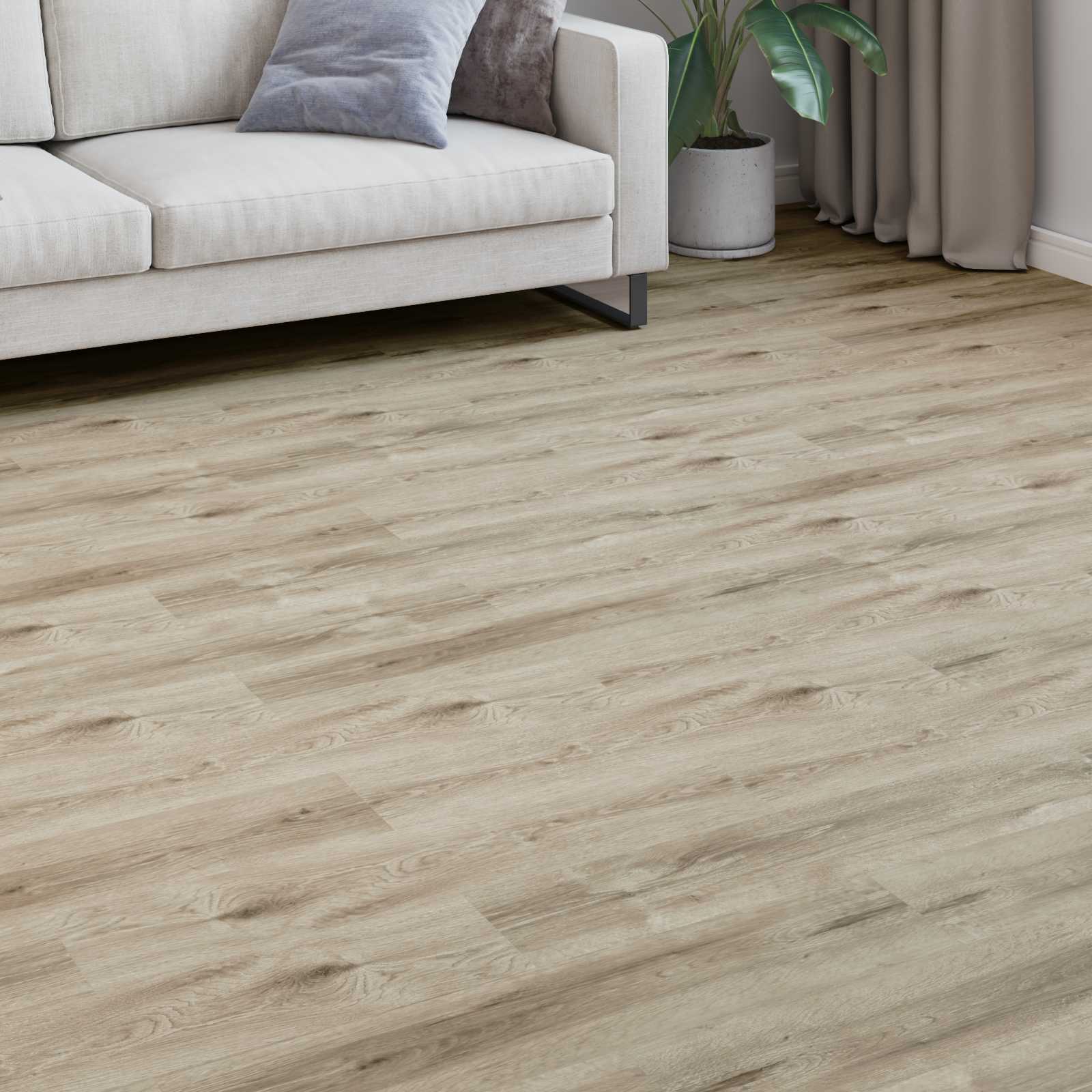 Laminatboden 5 Stück Gebürstet Braun 101 x 20 x 0,8 cm