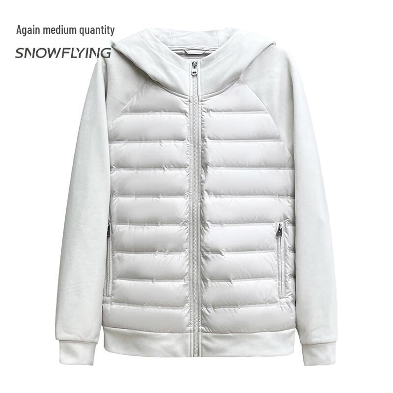 SNOWFLYING Women s Lightweight Hooded Short Goose Down Jacket 3XL
