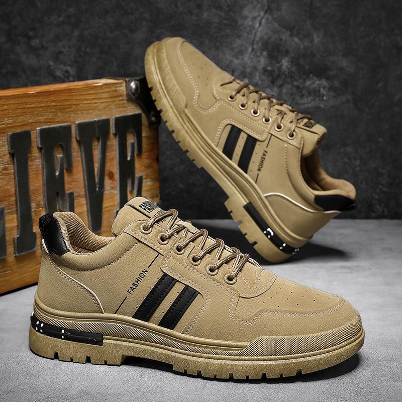 

Men s shoes spring and autumn non-slip wear-resistant low-top outdoor tooling shoes new men s sports Martin boots 44