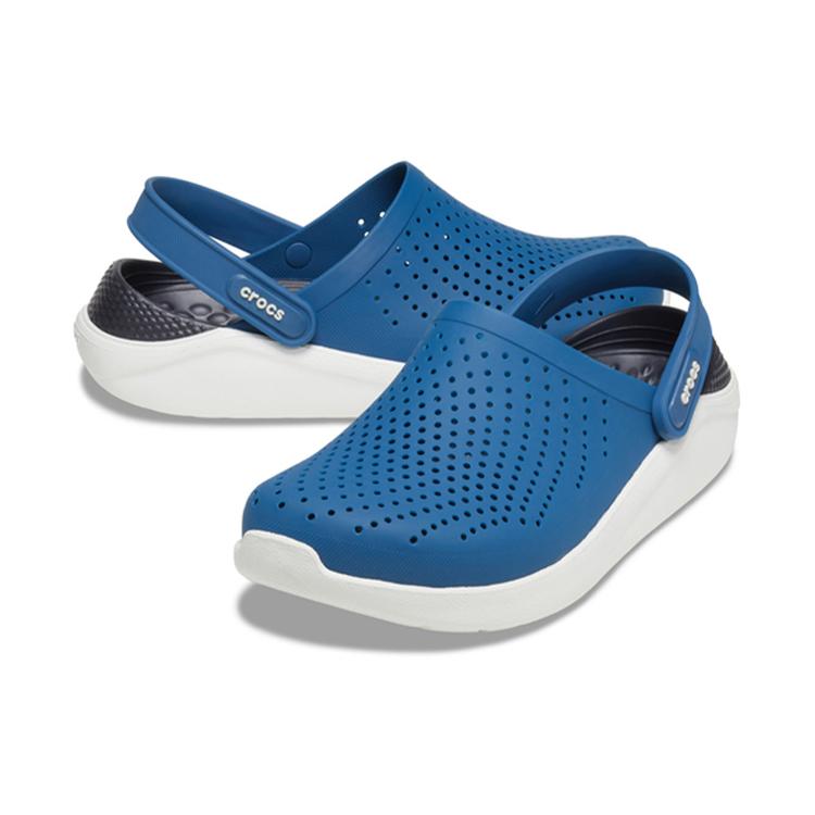 Crocs LiteRide Flash Shoes Blue Unisex Sandals 204592-4SB