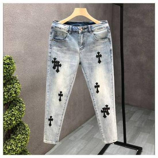 

Мужские светло-синие летние повседневные джинсы - модные, легкие, свободные брюки 32 синий