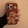 Gingerbread Man Rocking Stand iphone17iPhone Case15promax Christmas Cartoon14Applicable13Soft