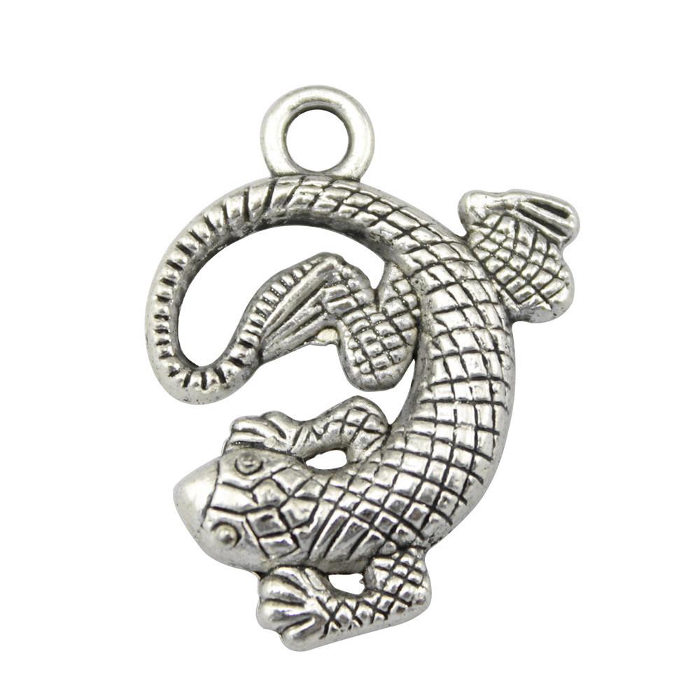 Frogs Insects Charms Vintage Alloy Pendants For Reptile Themed Jewelry