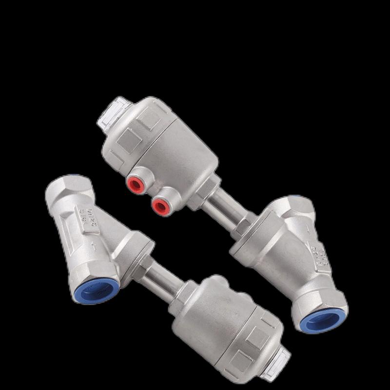 Stainless Steel Pneumatic Angle Seat Valve