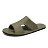 Fashion Outdoor Handmade Mens Slippers Fashion Male Summer Beach Flats Breathable Sandals Quick Dry Male Half Drag Non-Slip Flip Flops