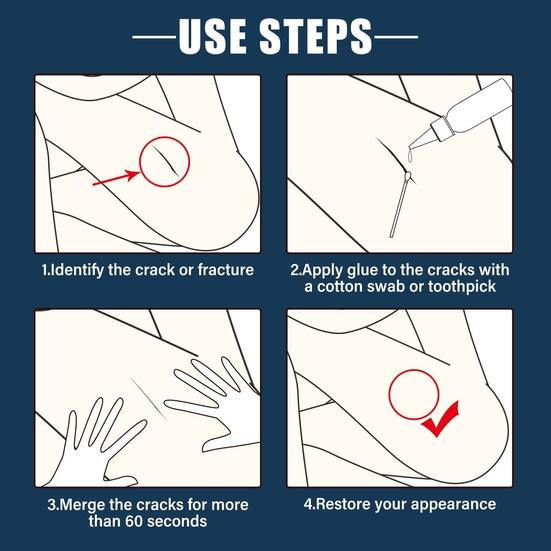 Lipici de reparații Adeziv Impermeabil Transparent Fără agent Articole de reparație pentru păpuși de uz casnic