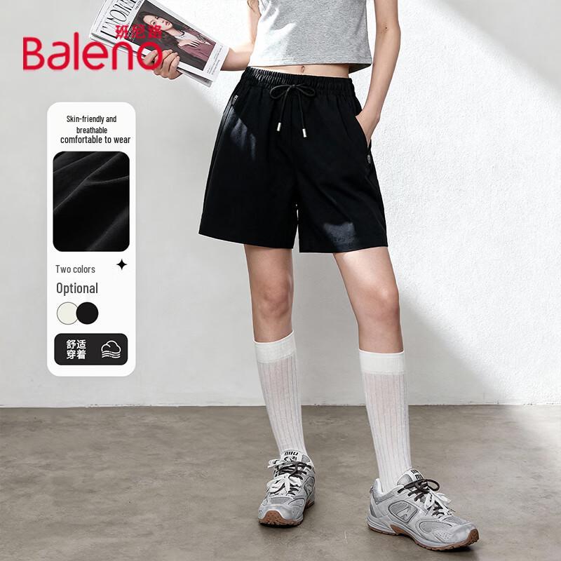 Baleno Women s High Waist A-Line Casual Shorts M