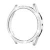 Double Diamond Watch Case for Samsung Galaxy 6 40mm Women Bling PC Hard Hollow Frame Protective Bumper Galaxy Watch 6 44mm Cover