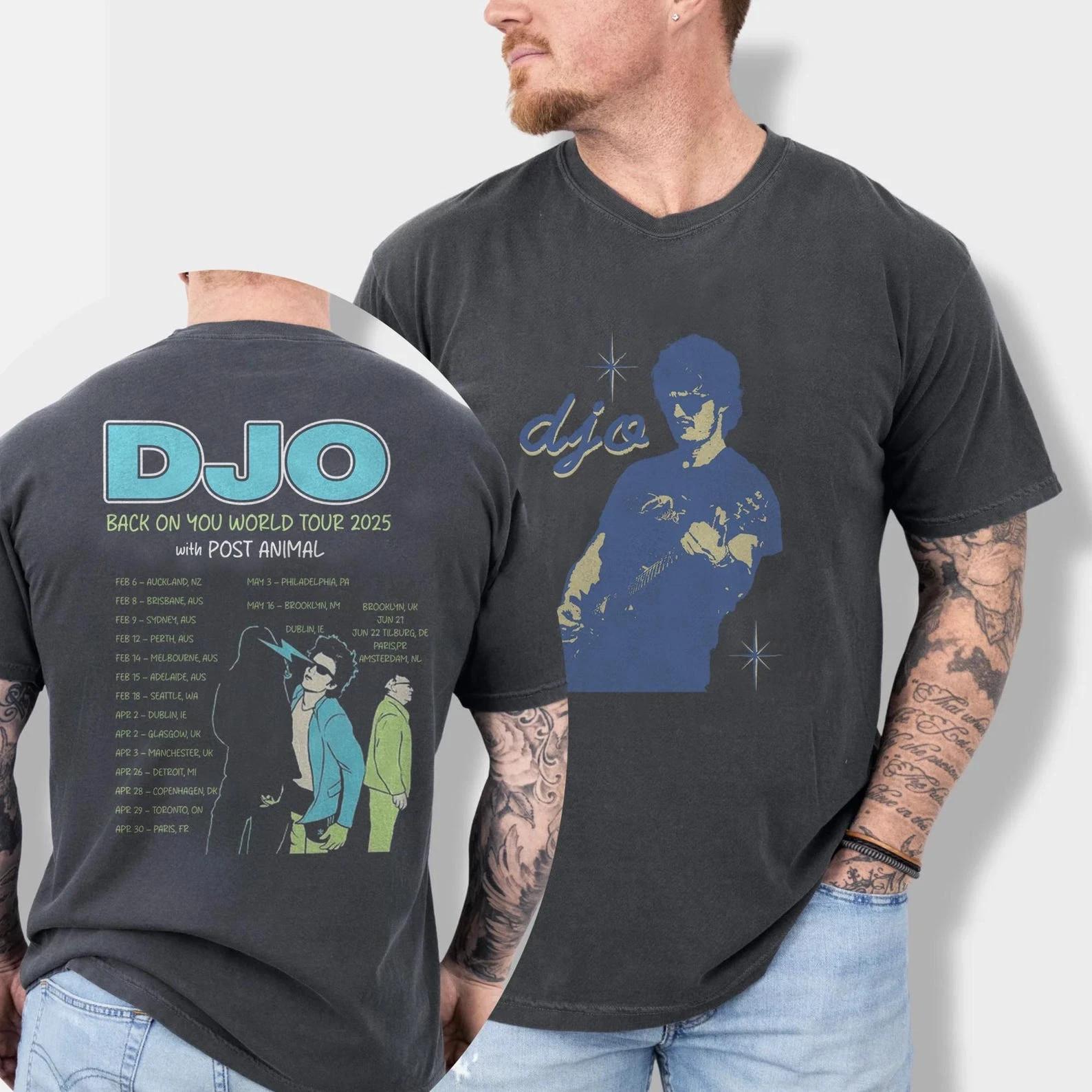 Djo Back On You Tour 2026 T-Shirt Indie Pop Concert Tee Unisex L483 XXL