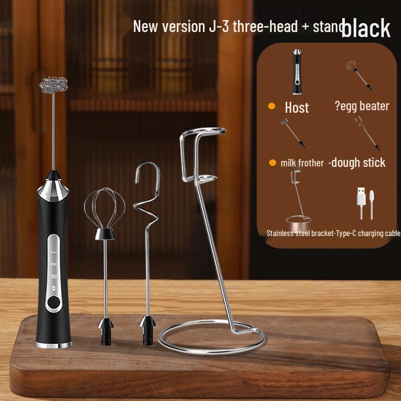 Wireless Handheld Electric Milk Frother and Egg Beater