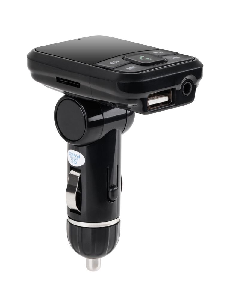FM transmitter Bluetooth AUX USB microSD charger