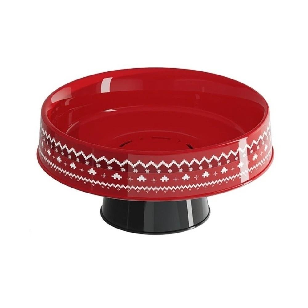 Многофункциональная фруктовница Съемная Большая вместимость На высокой ножке Поднос Пластиковая Декоративная Поднятая фруктовница