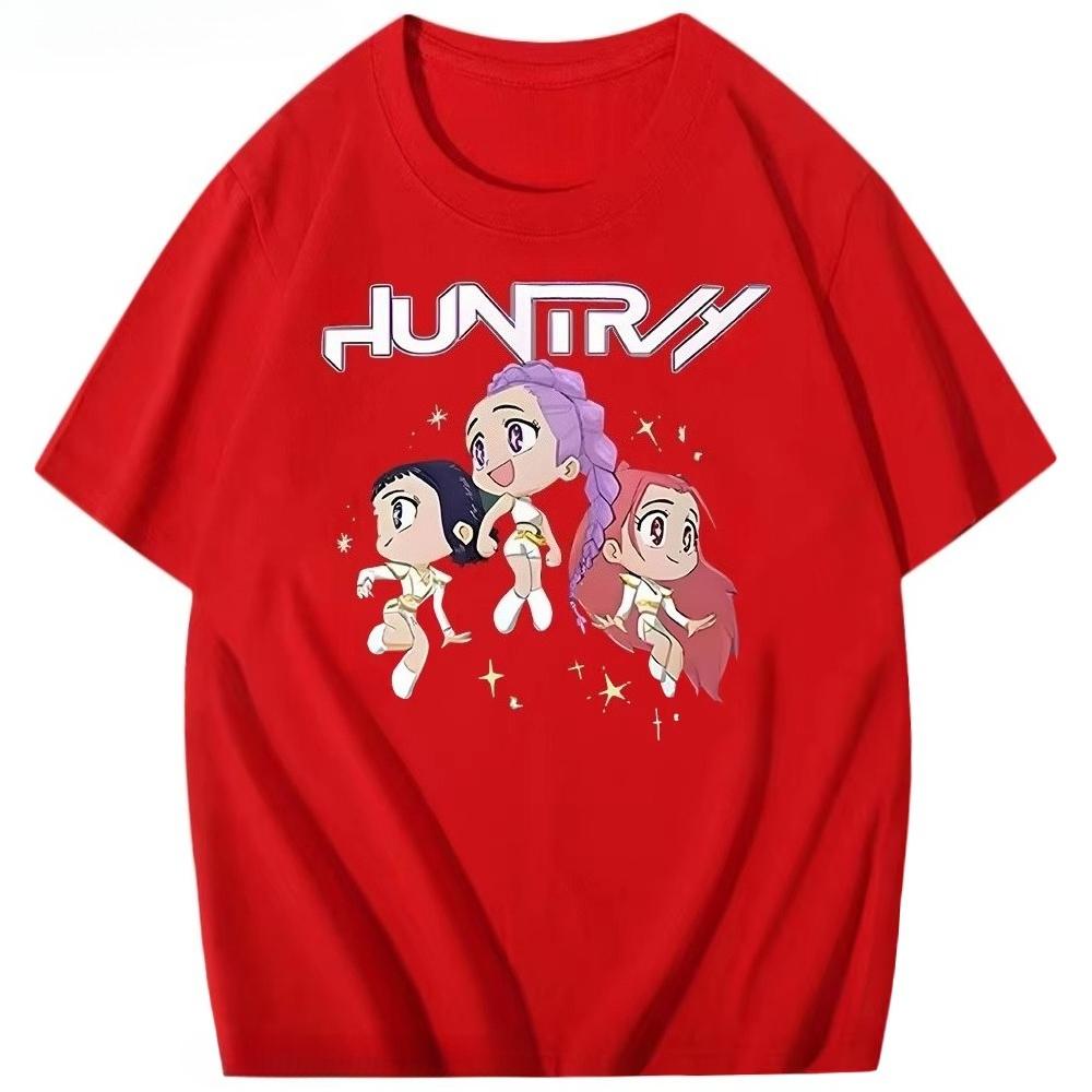 Women Tshirt Kpop Idol Group Shirts Trendy Summer Fashion Casual Shirt Cotton Short Sleeves Tops Autumn and Winter Innerwear