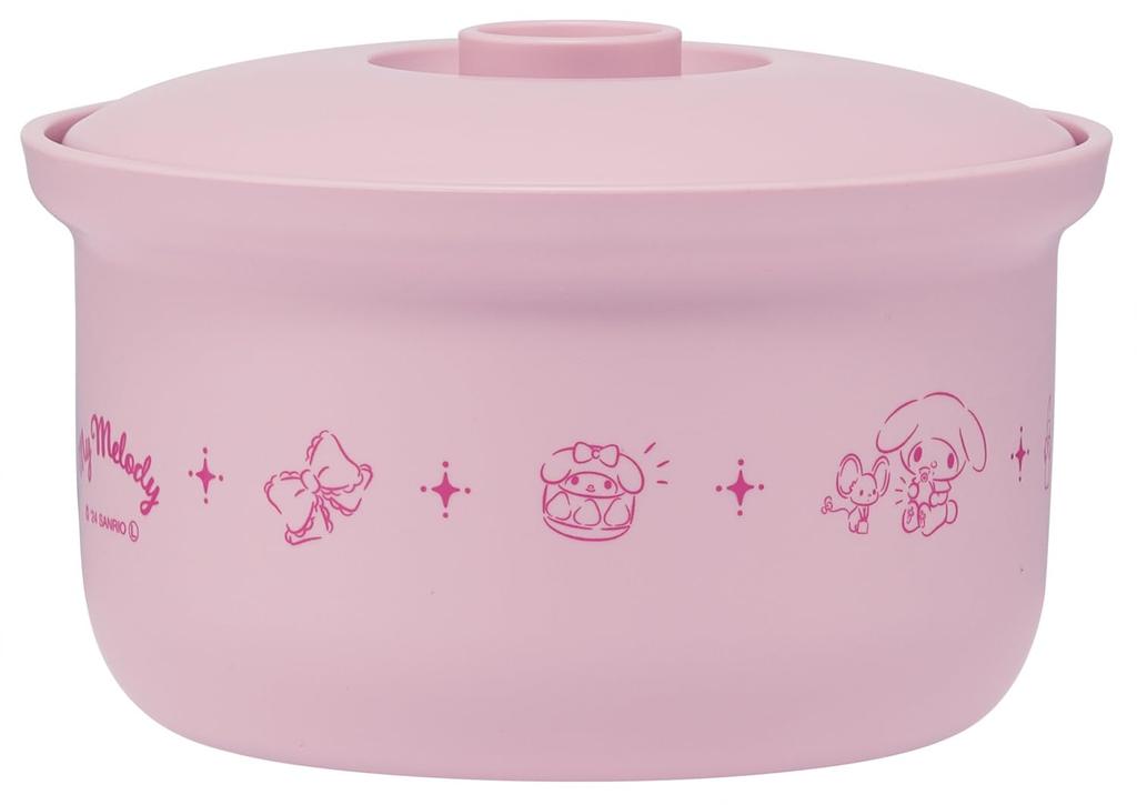 Skater Vacuum Rice with Sanrio My Melody Made in Container, 3-cup Capacity, Pump, Design, Japan, BOH3-A