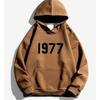 High Street 1977 Printed Couple Hooded Sweater Pullover Trendy Top Couple