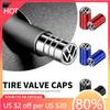 2025 Hot Car Metal Wheel Tire Valve Caps Dust Capwith Car Accessories For Volkswagen VW GTI Rline R Polo Golf MK8 Passat Magotan