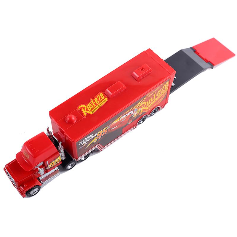 Pixar Cars Truck Model Car Anime Figure Mack Semi-Hauler Rust-eze Racing Toys Children's Birthday Gifts