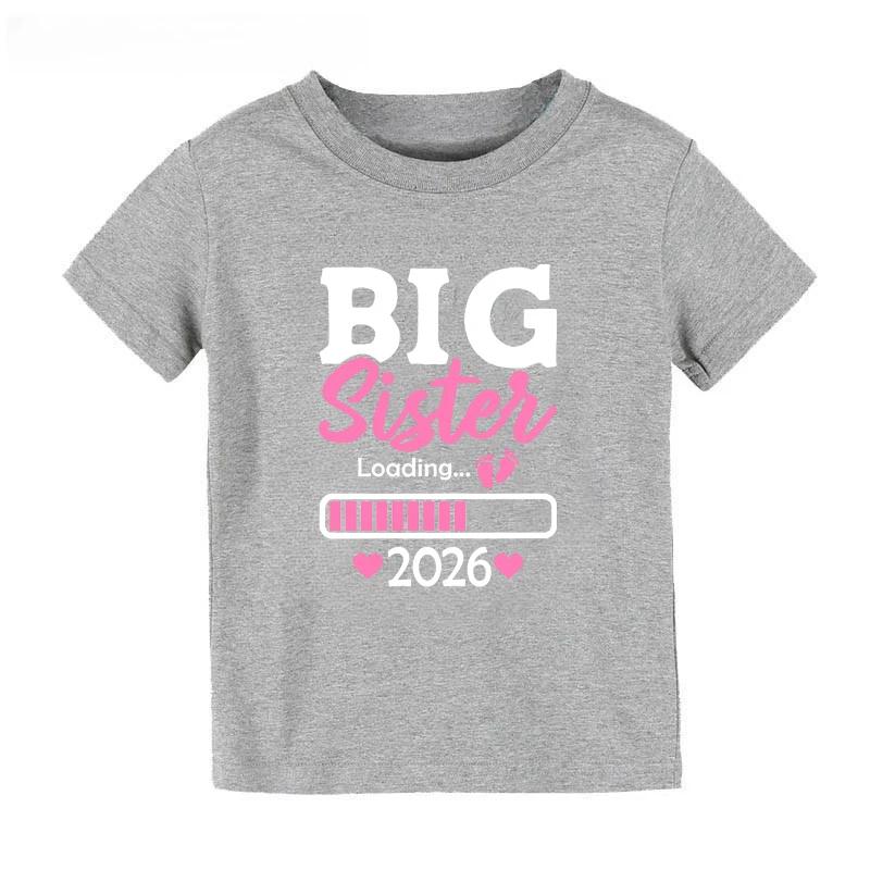 Promoted To Big Sister/Brother 2026 Matching Brother Sister Shirts Baby Announcement New Bro Sis Gift Matching Sibling Clothes