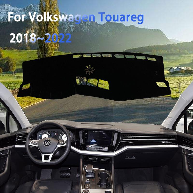 For Volkswagen Touareg CR MK3 2018~ Dashboard Cover Dustproof Sun-shading Non-slip Protector Sunshade Interior Mouldings