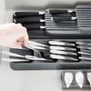 ORGANIZER CONTAINER CUTLERY INSERT FOR DRAWER gray 229010-S